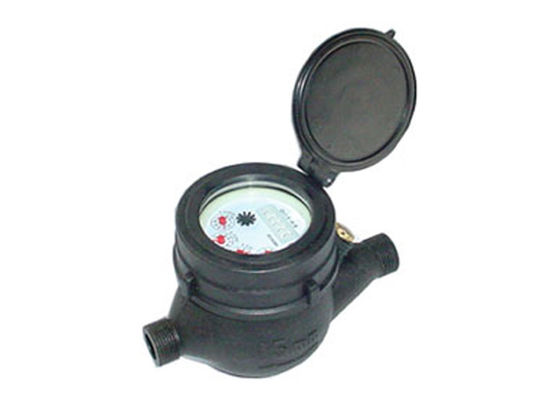 Plastic R80 Dry Dial Water Meter Class B Multi Jet Accurate Measuring