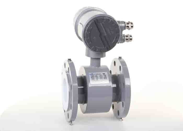 316L Electrode PTFE Liner Wastewater Flow Meter With Flanges Port